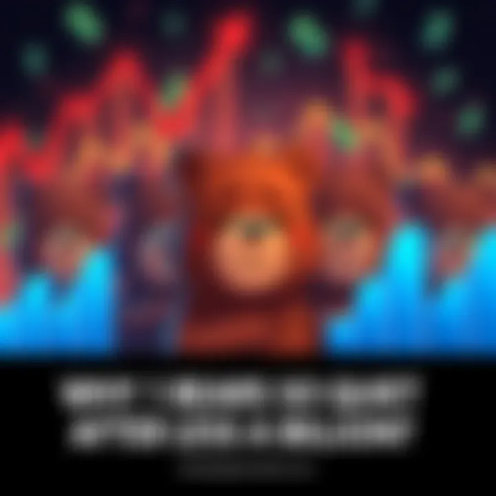 Silent Bears A group of cartoon bears looking worried and hushed, surrounded by money symbols and graphs trending downwards, representing financial loss.