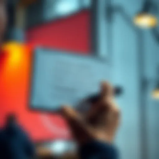 A person holding a notepad with concise statements written on it, highlighting the power of simple communication.