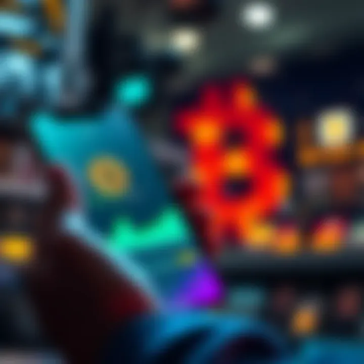 A person buying small amounts of Bitcoin on a mobile app, showing a growing balance on the screen.