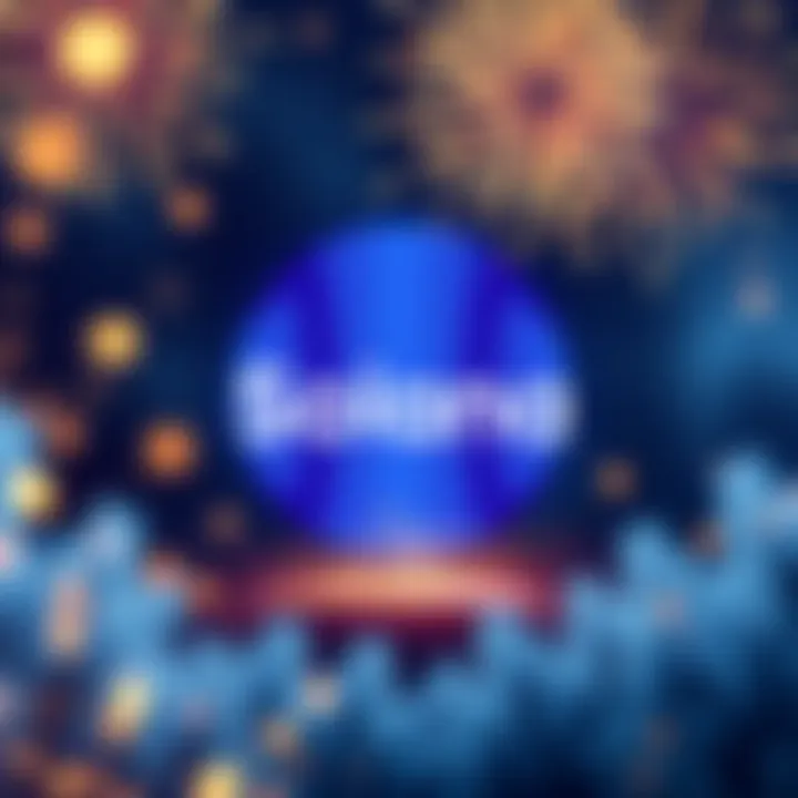 Graphic showing Solana's logo with fireworks to celebrate 100 billion transactions