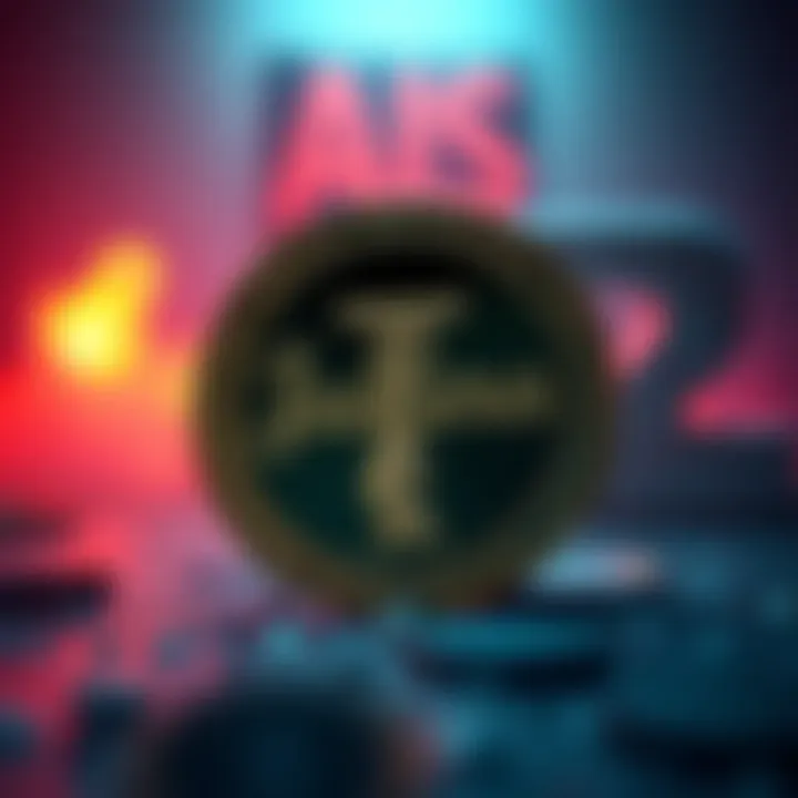 A digital representation of the Solana coin with Valeria Marquez's name, symbolizing a movement against violence.