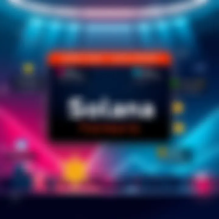 A graphic showing various threats to the Solana blockchain, including competition and liquidity issues, illustrated with icons and text labels.