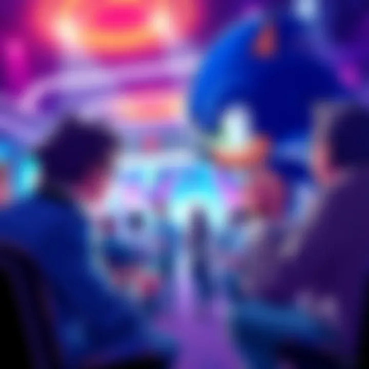 Future of Sonic Cryptocurrency Investors discussing the future of Sonic cryptocurrency in a vibrant forum setting