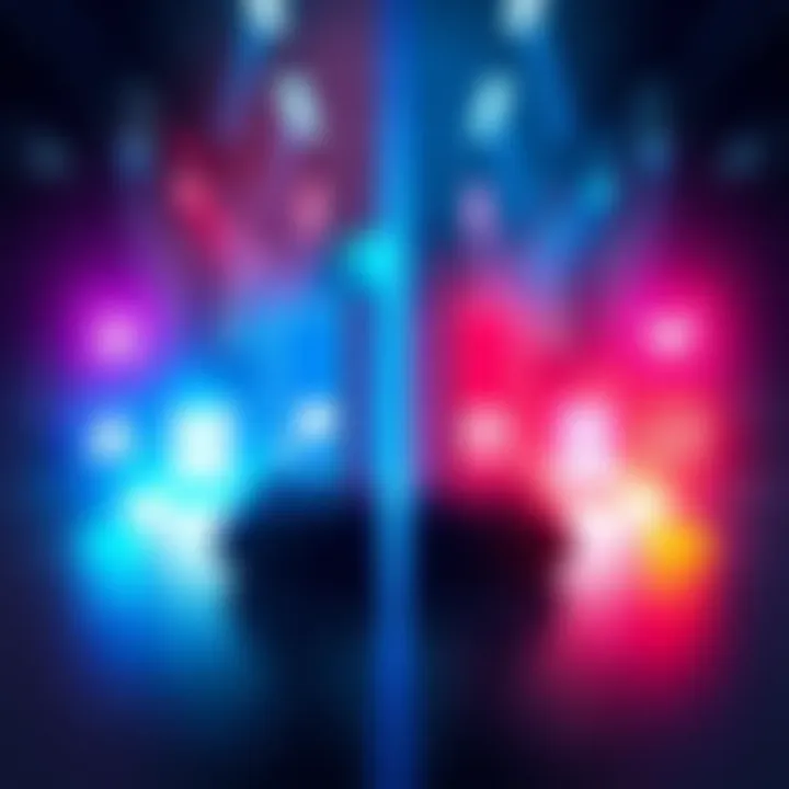 A graphic showing a comparison between Sorare Pro and Sorare Set with icons representing each game