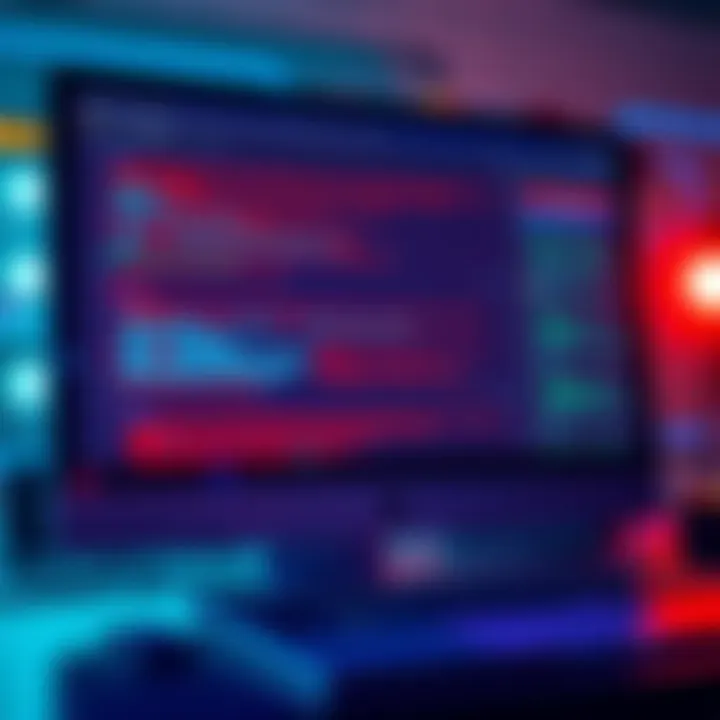 A computer screen showing spam messages and low-effort posts in an online forum, illustrating a decline in quality of discussions