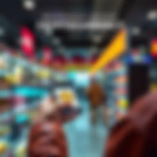 A person using a smartphone to make a purchase with cryptocurrency at an online store.