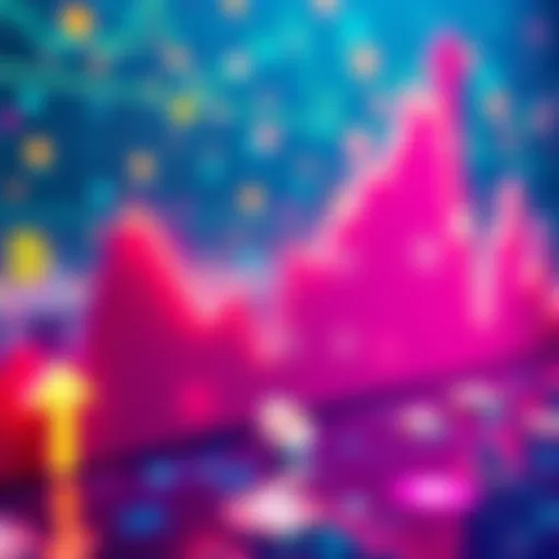 Graph showing stablecoin market growth to $300 billion with upward trend line and digital currency symbols in the background.