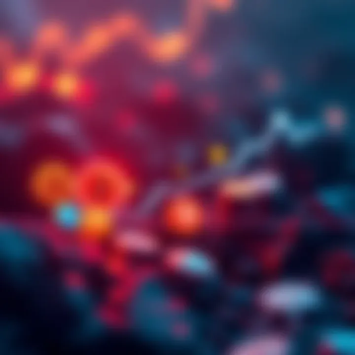 A graphic showing various stablecoin logos with a rising trend line representing their growth in the market.