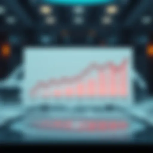 A graph showing stagnant growth in various sectors over five years, indicating economic challenges and barriers to progress.