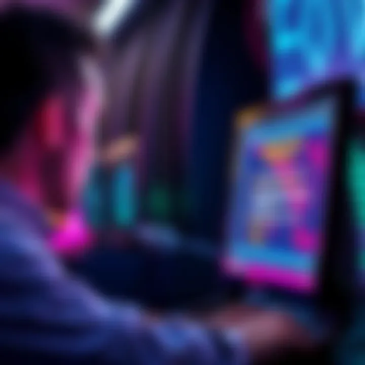 An individual looking at a computer screen showing error messages related to MEV-Boost relay connectivity.