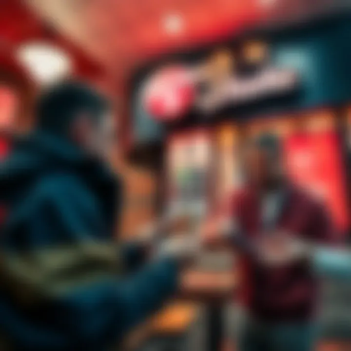 Customers using bitcoin to pay at Steak ‘n Shake restaurant, showing digital currency trend