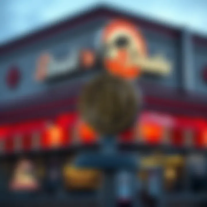 A Steak 'n Shake restaurant sign with Bitcoin symbol, highlighting the new payment option coming in May 2025.