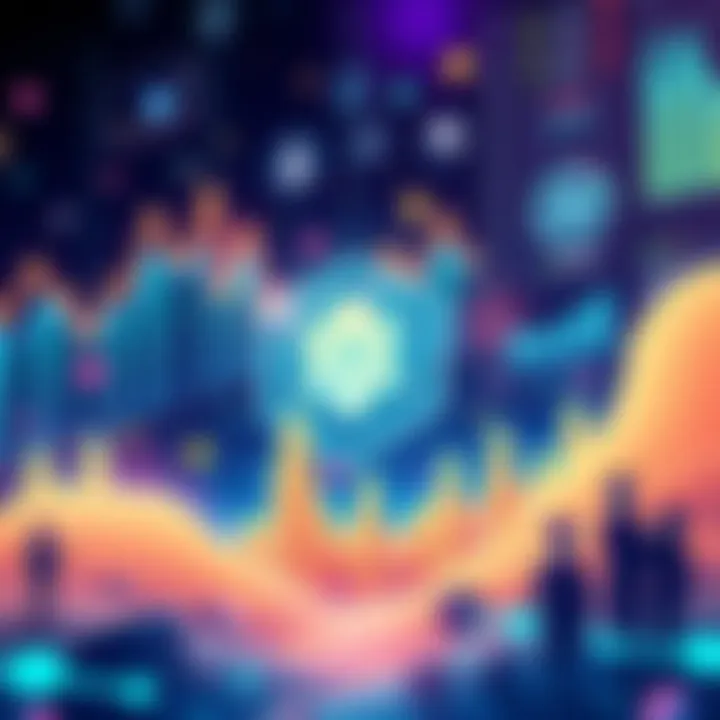 An illustration showing Stellar's impact and significance in the EPS Tein files with data charts and societal symbols in the background