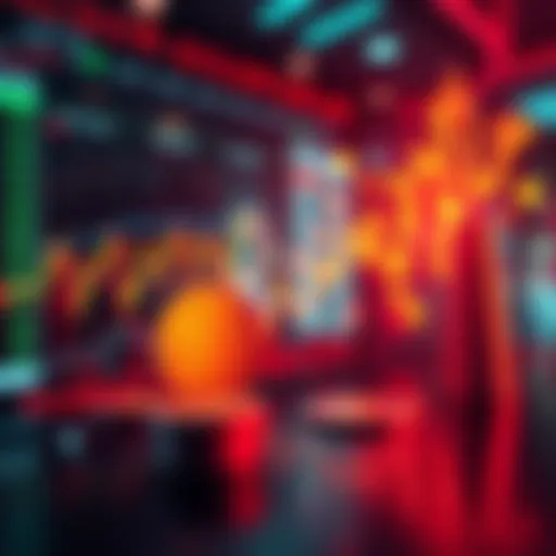 A traditional stock portfolio represented by charts and graphs is contrasted with a digital graphic of cryptocurrency symbols, highlighting the investor's cautious stance towards crypto trends.