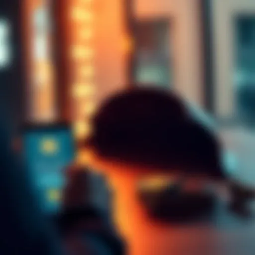 A person looking at a smartphone showing Bitcoin on Robinhood app while traditional cold wallets are on the table