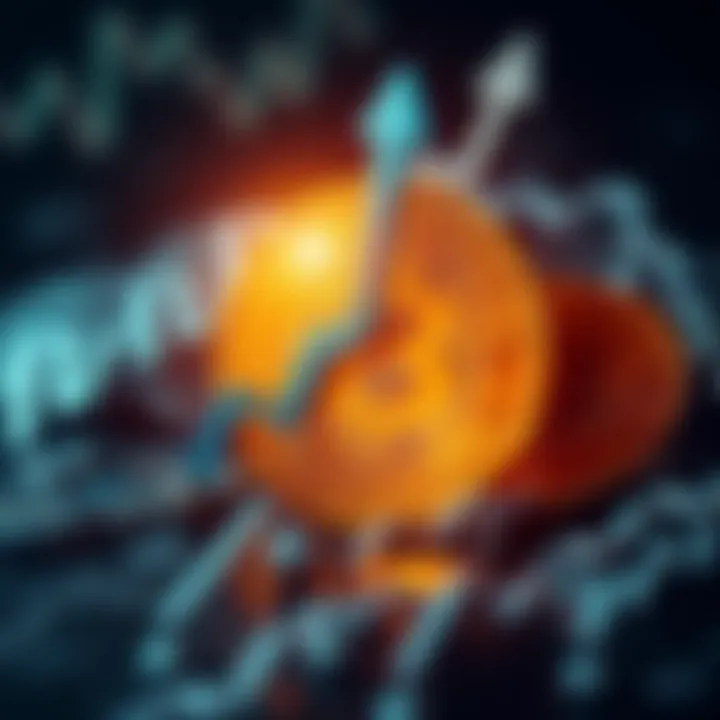 Strategy Acquires Bitcoin A representation of Strategy gaining control over Bitcoin, showcasing a Bitcoin symbol with an upward arrow, indicating growth and influence in the cryptocurrency market.