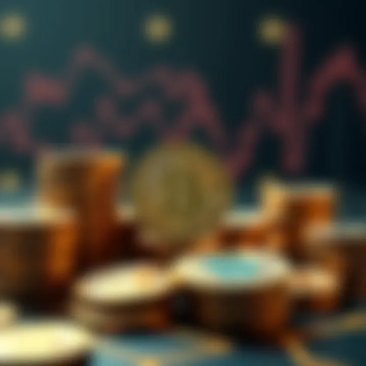 A visual representation of Bitcoin coins stacking up, symbolizing Strategy's recent acquisition of 17,994 BTC, highlighting their total of 738,731 BTC.