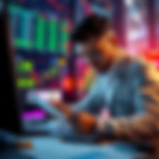 STRC Dividend Analysis A financial analyst examining charts related to STRC's 11.5% dividends and 2% return on capital