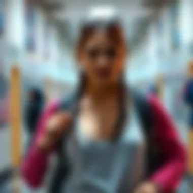 A high school student discusses her dress code frustrations, highlighting her chest size and the double standards in the school's dress policy.