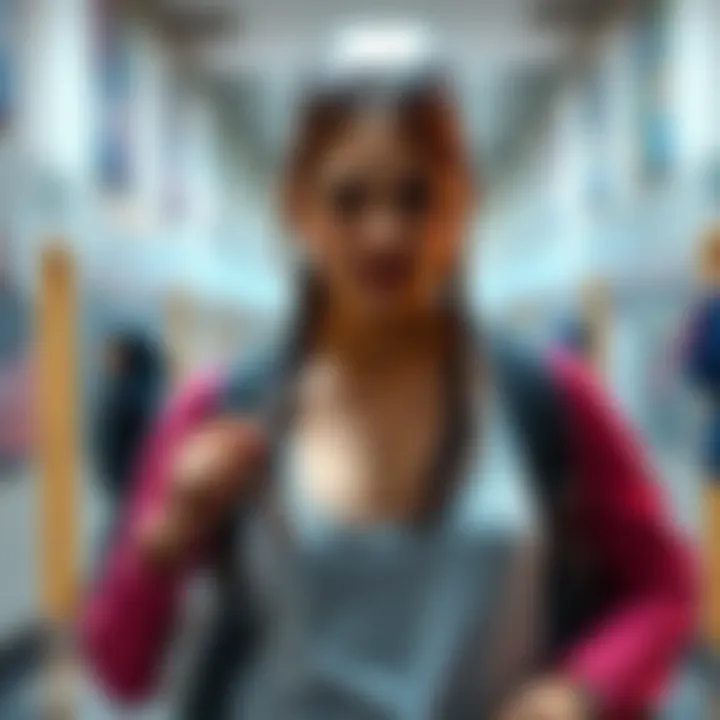 A high school student discusses her dress code frustrations, highlighting her chest size and the double standards in the school's dress policy.