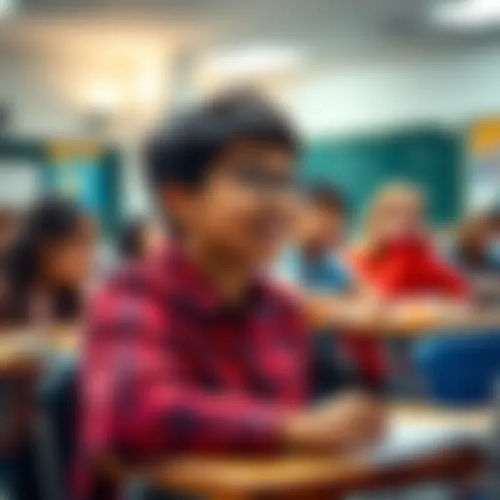 A student participating actively in class, showing enthusiasm and understanding despite not completing homework assignments.