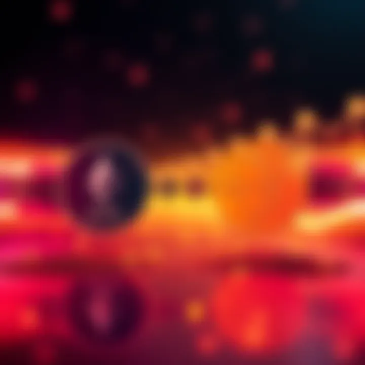 A graphic showing ETH and TRX logos exchanging with arrows, symbolizing a cryptocurrency swap.