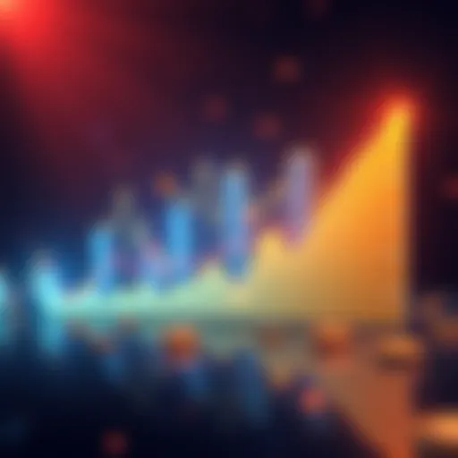 A chart showing the performance of the top 20 cryptocurrencies over five years with price trends and market changes illustrated.