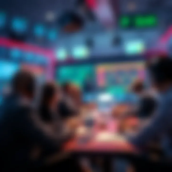 Traders sharing strategies and ideas in a forum setting