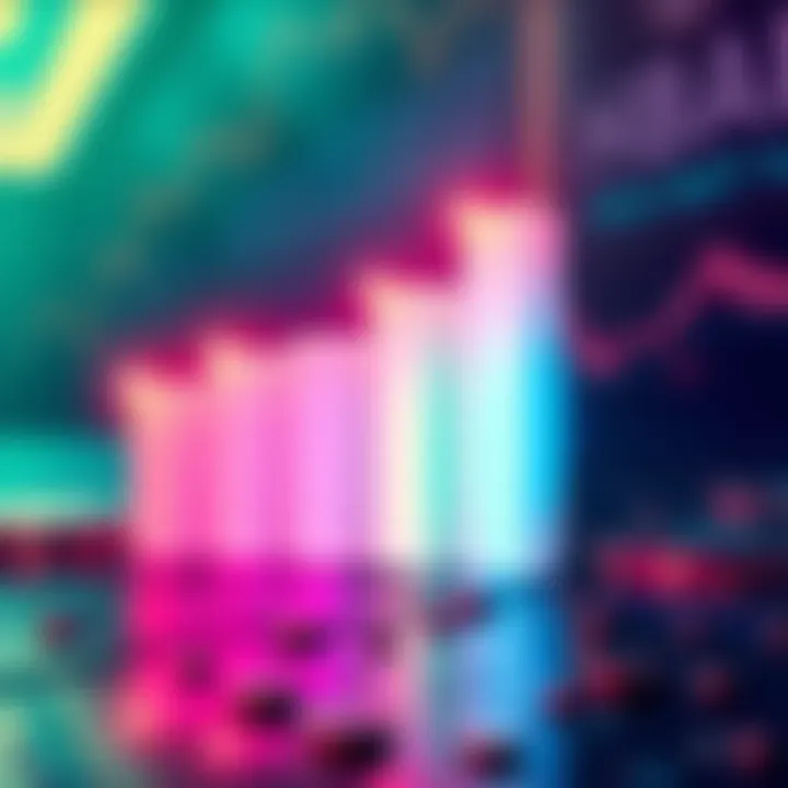 A graphic showing increasing transaction bars alongside the HBAR logo, illustrating the relationship between transaction growth and cryptocurrency value.