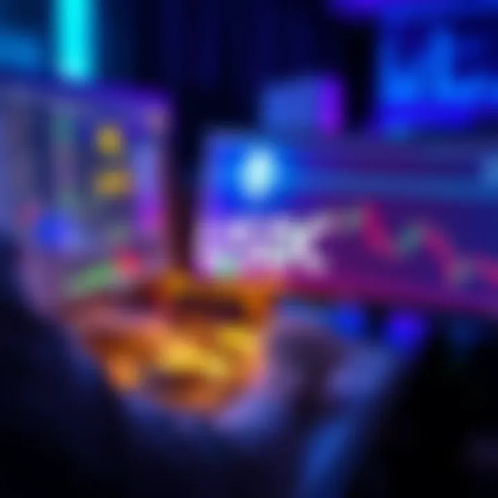 A person using a computer to transfer USDC between Ethereum and Hyperliquid platforms, showing digital currency and trading interfaces