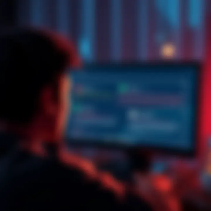 A person frustrated while trying to access their Trezor wallet through Metamask, showing a computer screen with error messages.