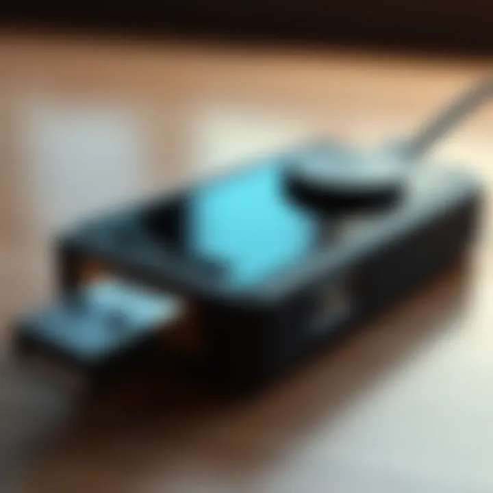 Close-up of Trezor Safe 7 showing connection ports and buttons, indicating connection issues.