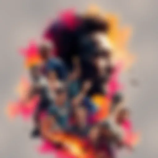 A collage celebrating the life of a legendary figure, showcasing milestones and achievements with heartfelt messages