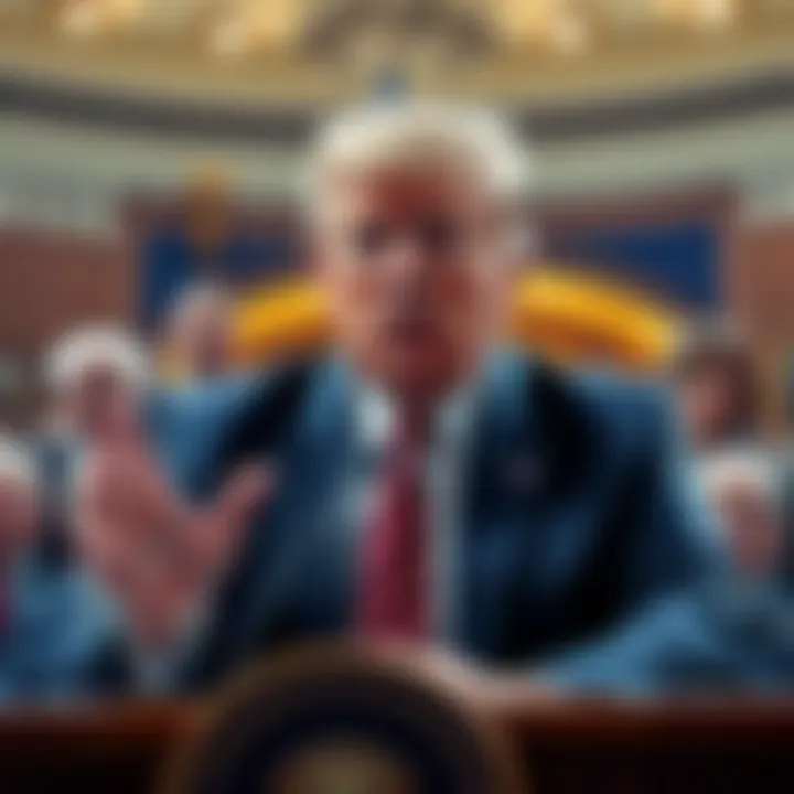 President Trump speaking to Congress about the Clarity Act for cryptocurrency regulation