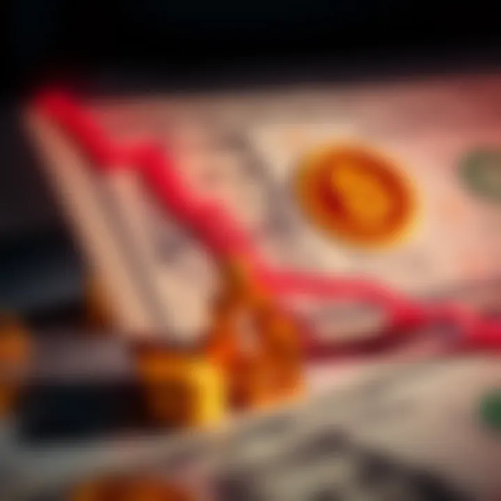 A graphic showing a declining cryptocurrency chart with dollar bills and the Trump family logo, symbolizing the sale of their crypto project and the struggles of investors.