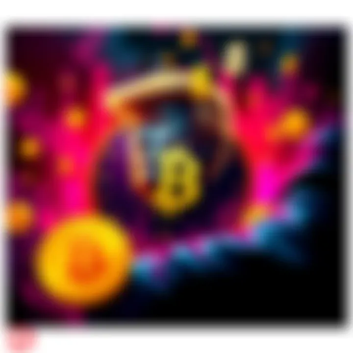 Trump's project logo with dollar signs and cryptocurrency symbols, showing financial impact