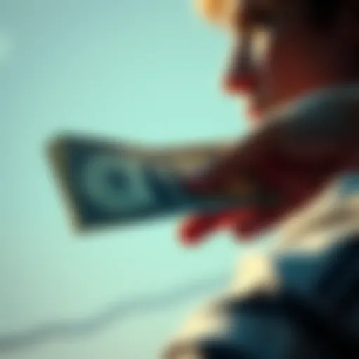 Twenty Dollar Bill in Hand A person holding a twenty dollar bill, contemplating its value in today's economy.