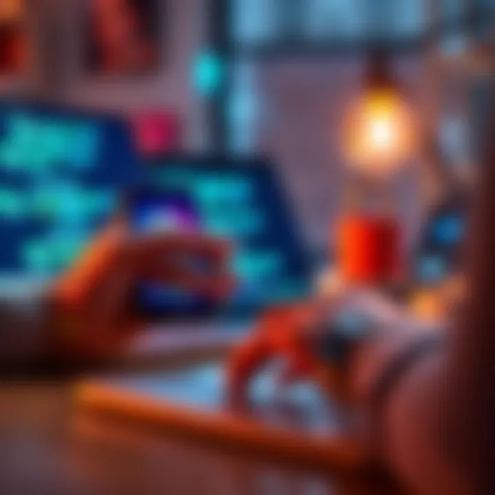 A person setting up two-factor authentication on a smartphone and laptop for better online security.