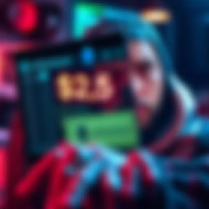 A digital wallet displaying $2.5K worth of Ethereum with a confused user looking at their screen.