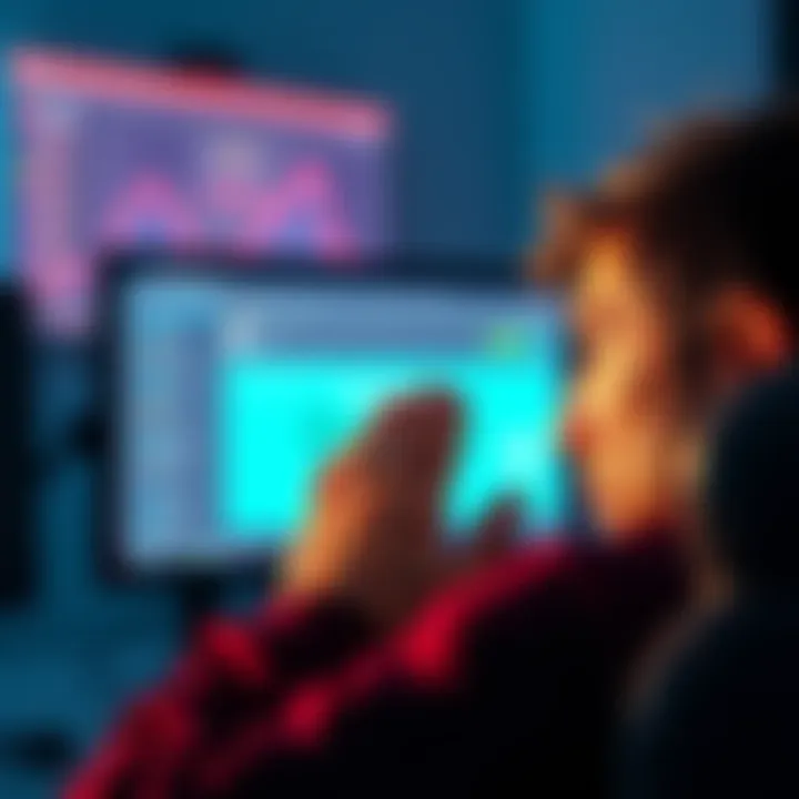 A person looking surprised at their computer screen displaying an unexpected deposit in their Kraken account