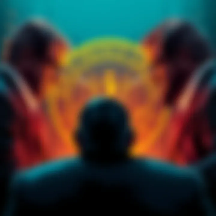 US government officials discussing crypto seizure plan with Prince Group logo in background