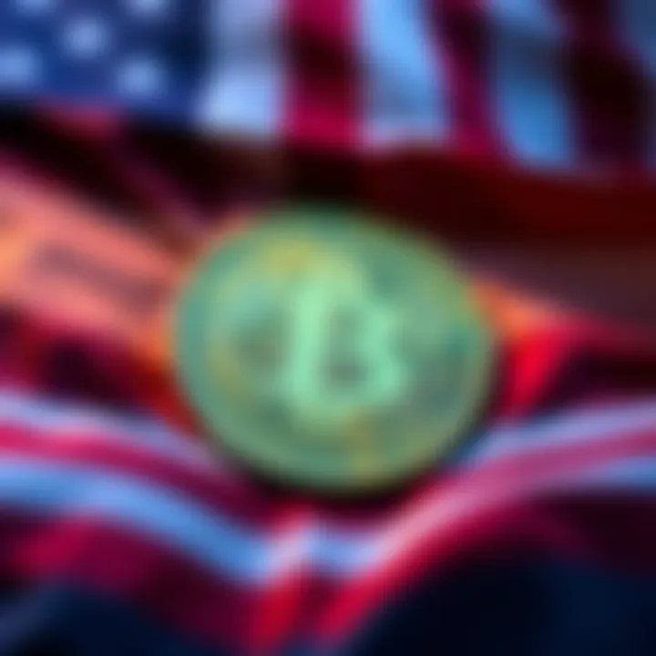 A graphic showing the U.S. flag alongside a Bitcoin symbol, illustrating the U.S. owning significantly more Bitcoin than other nations combined.