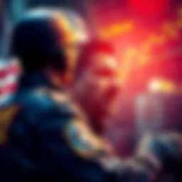 A police officer captures Venezuelan President Maduro, with a cryptocurrency chart showing rising Bitcoin and Ethereum prices in the background.