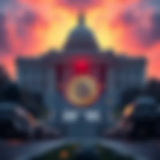 Graphic showing the U.S. Government's cryptocurrency holdings exceeding $30 billion, with a focus on Bitcoin