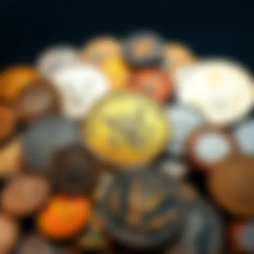 An assortment of beloved non-bullion coins from the U.S. collection, showcasing their unique designs and features.