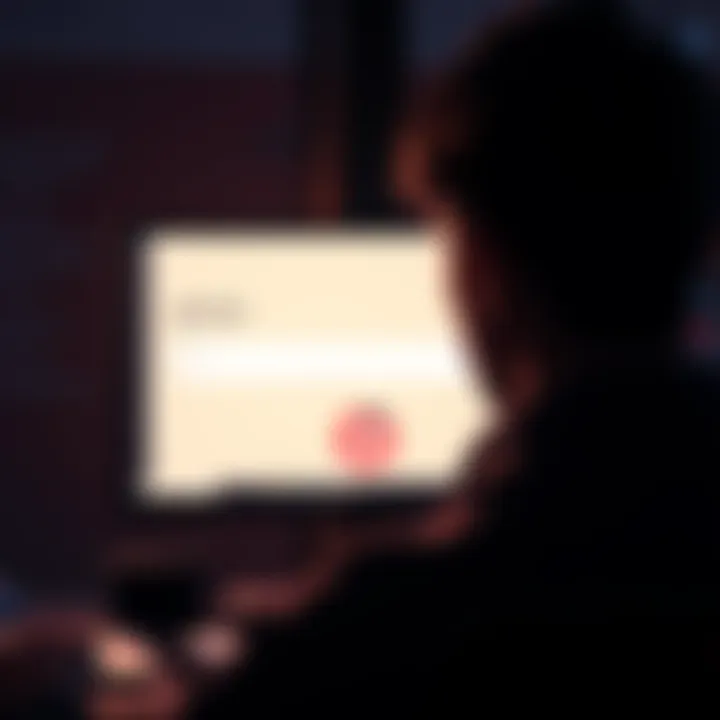 A person staring at a screen showing a Bitcoin wallet with a zero balance, symbolizing financial loss due to a script error