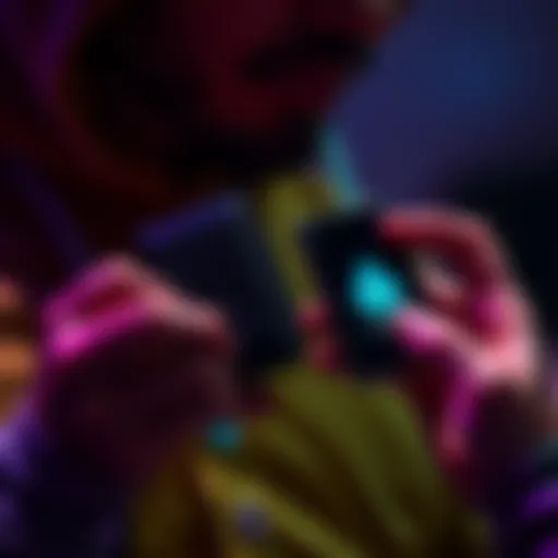 A person holding a Trezor wallet while placing aside a Ledger wallet, illustrating a transition between the two cryptocurrency storage options.