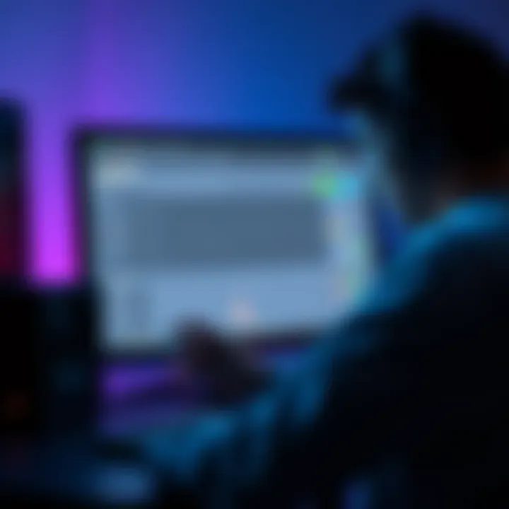 A user looking distressed while checking their empty account on a computer screen, showing loss of cryptocurrency and miners.