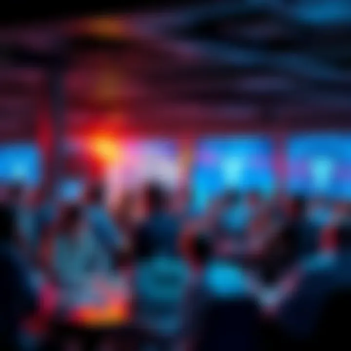 People engaging in a lively discussion about Vechain's latest updates and features