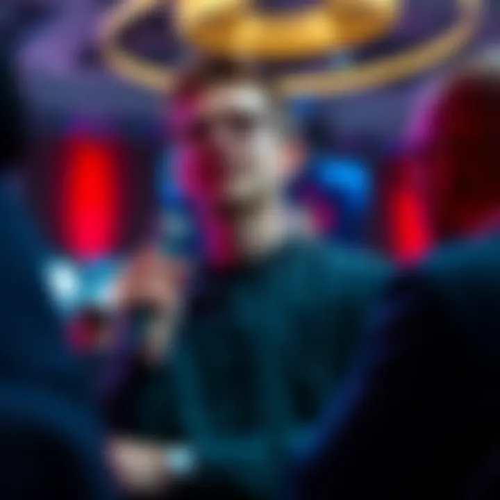 Vitalik Buterin discussing Ethereum's liquidity withdrawal times at a conference